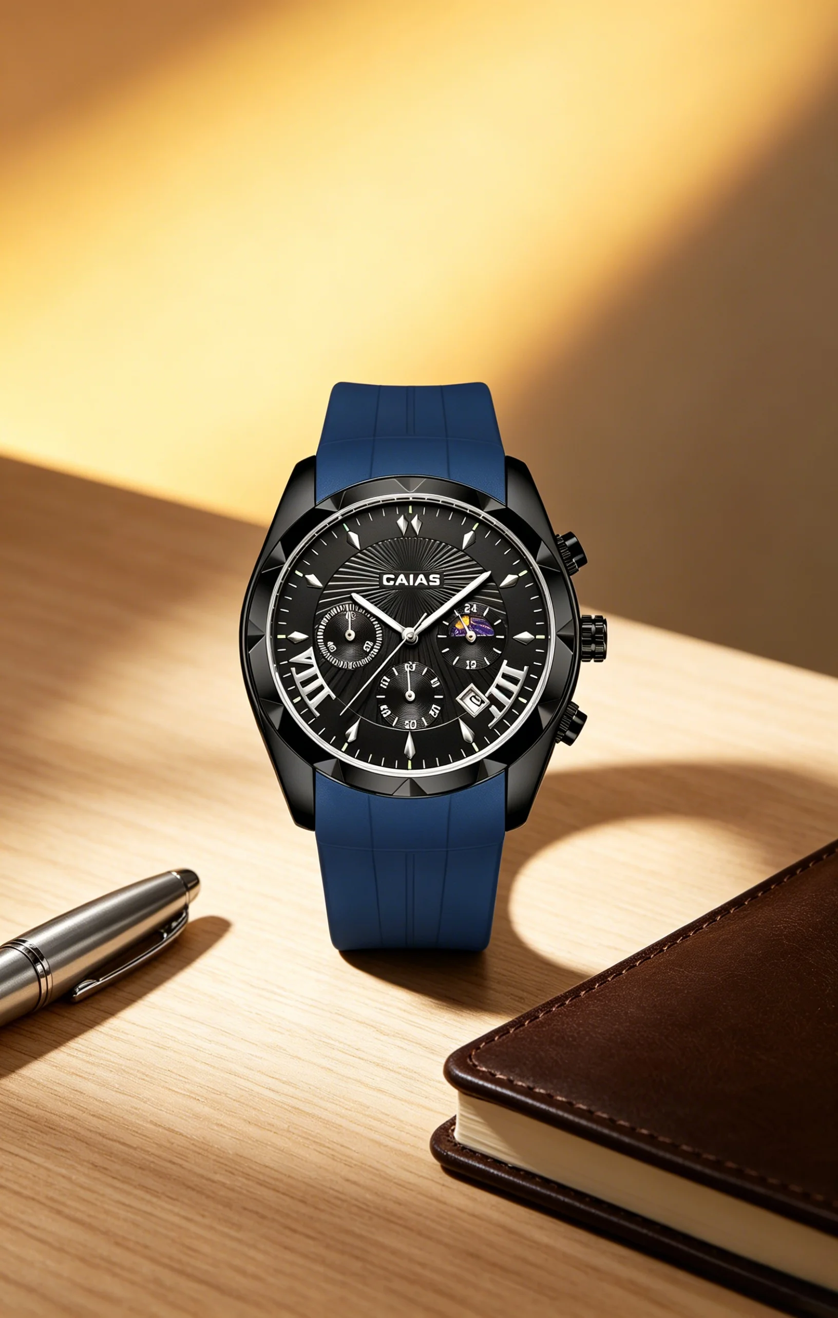 

A stylish, versatile watch featuring a precision quartz movement and a three-hand design from the CAIAS collection