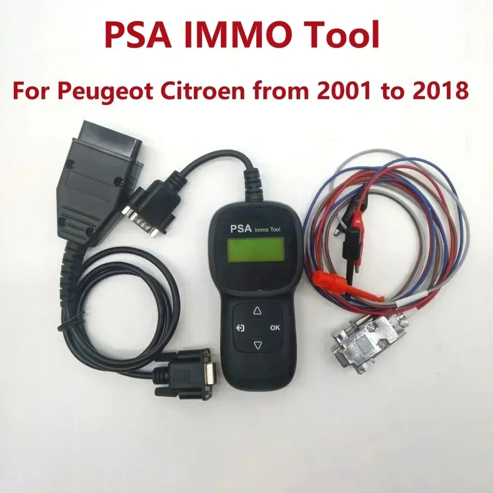 Newest PSA IMMO Tool Mark Key Simulator for Peugeot Citroen from 2001 to 2018 PIN Code Reader PSA Pin Calculator IMMO EmulatorA+