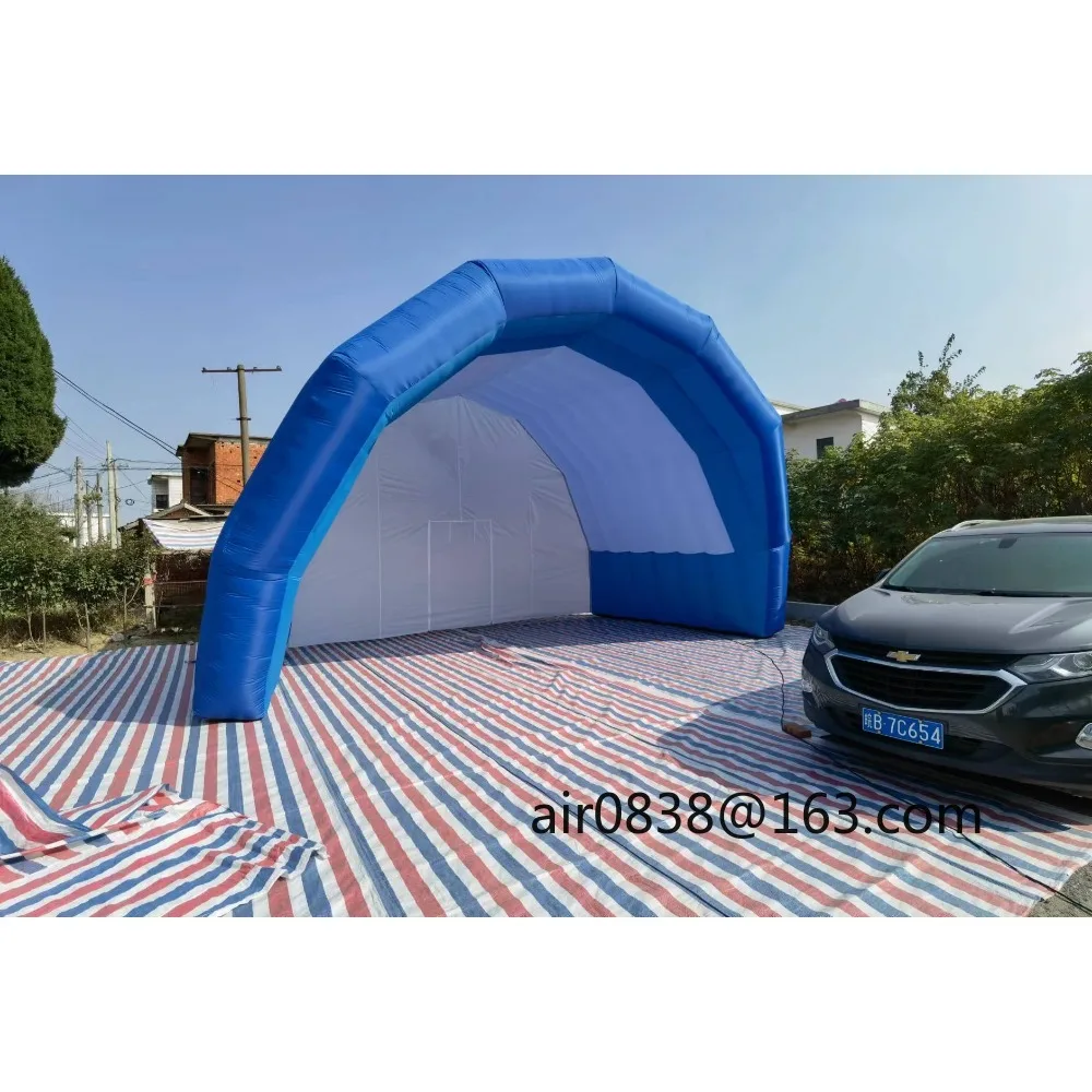 Huge Oxford Inflatable Stage Cover Tent Blow Up Inflatable Stage Roof Party Event Marquee for 4 Seasons Outdoor Festival Events