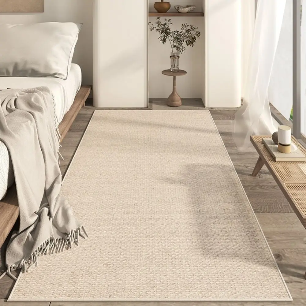 Quiet Style 60*180 cm Anti Slip Carpet Crystal Velvet Rubber Backed Hall Carpet Wear Resistant Washable Kitchen Rug Tea Table