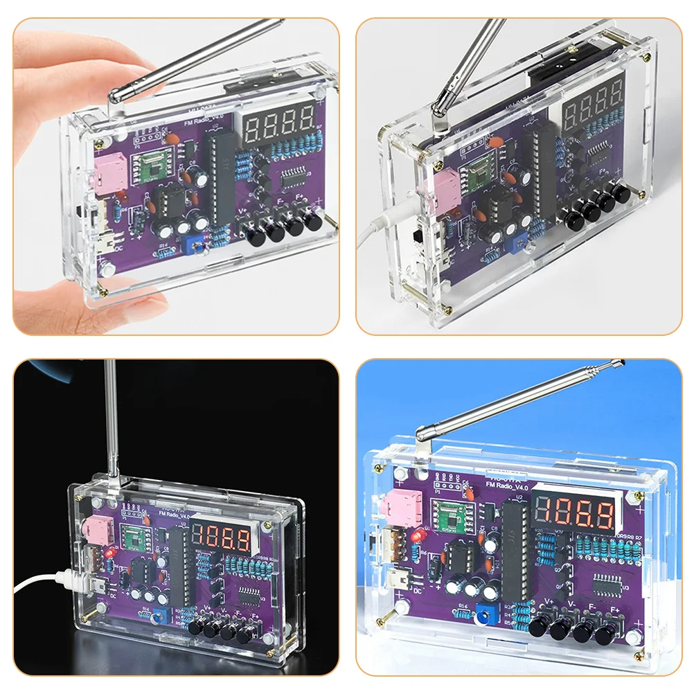 Radio Assembly Kit Soldering Practice Board Parts Single Chip Microcomputer 1070X700X230CM Electronic DIY Kits Electronics