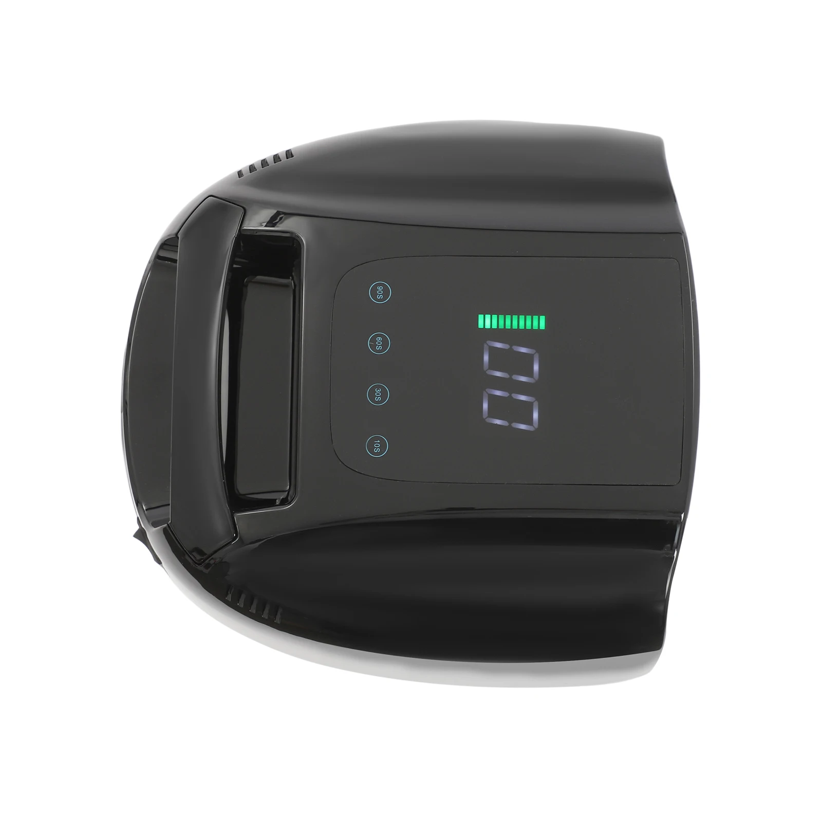 โคมไฟเล็บ LED UV แบบชาร์จไฟได้ 96W เครื่องเป่าเล็บไร้สายพร้อมโคมไฟบ่มสําหรับและเซ็นเซอร์อัตโนมัติเล็บเท้าและเครื่องเล็บแห้ง (สีดํา)