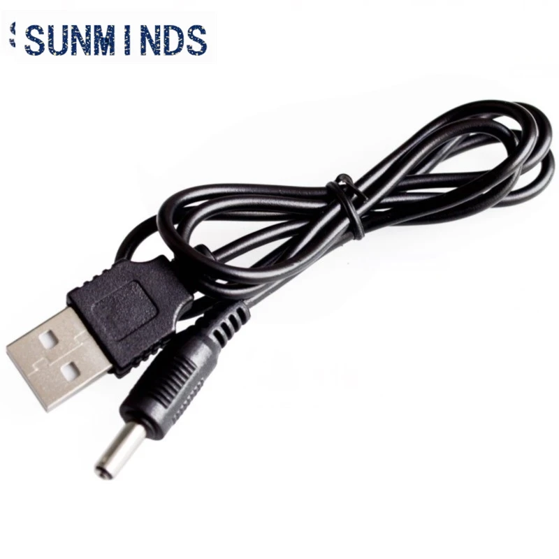 USB 2.0 A Male To 3.5x1.35mm 3.5mm Plug Barrel Jack 5V DC Power Supply Cord Adapter Charger Cable 3.5*1.35mm