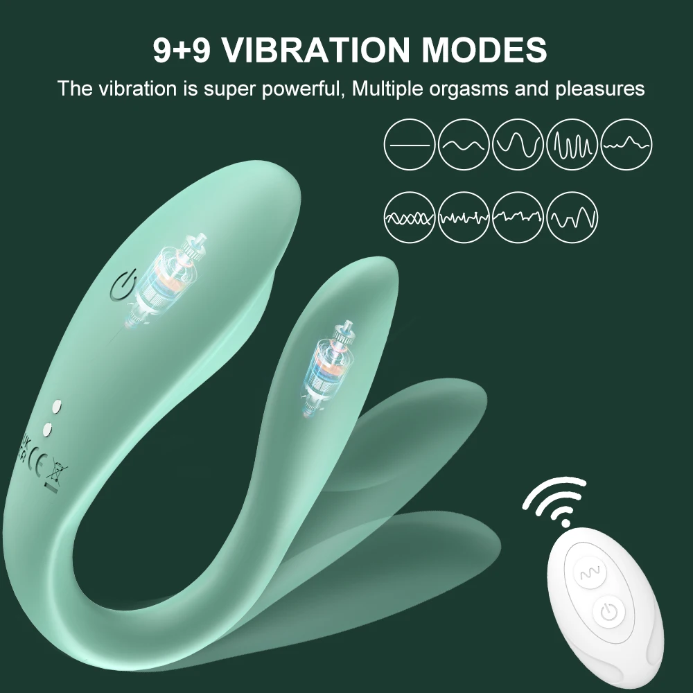 Wireless Control Vagina Dildo Vibrators For Couples Wearable G Spot Anal Clitoris Stimulator Dual Vibrator 18 Sex Toys For Women