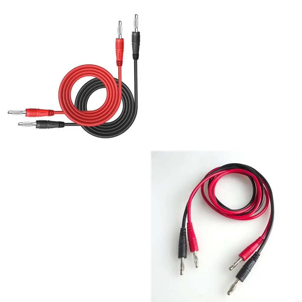 Pack of 4 Copper Cores Banana Plugs Adapters for Quick Setups & Wide Application in Laboratory & Educational Instrument