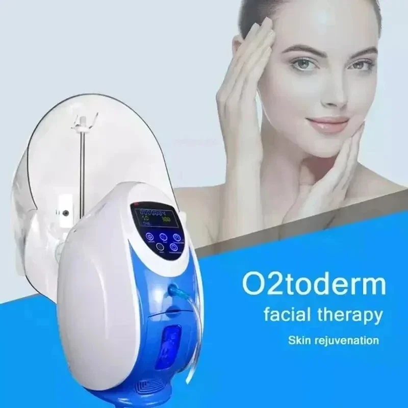 O2toderm Oxygen Therapy Facial Machine with Dome Portable Anti-aging Skin Rejuvenation Beauty Equipment