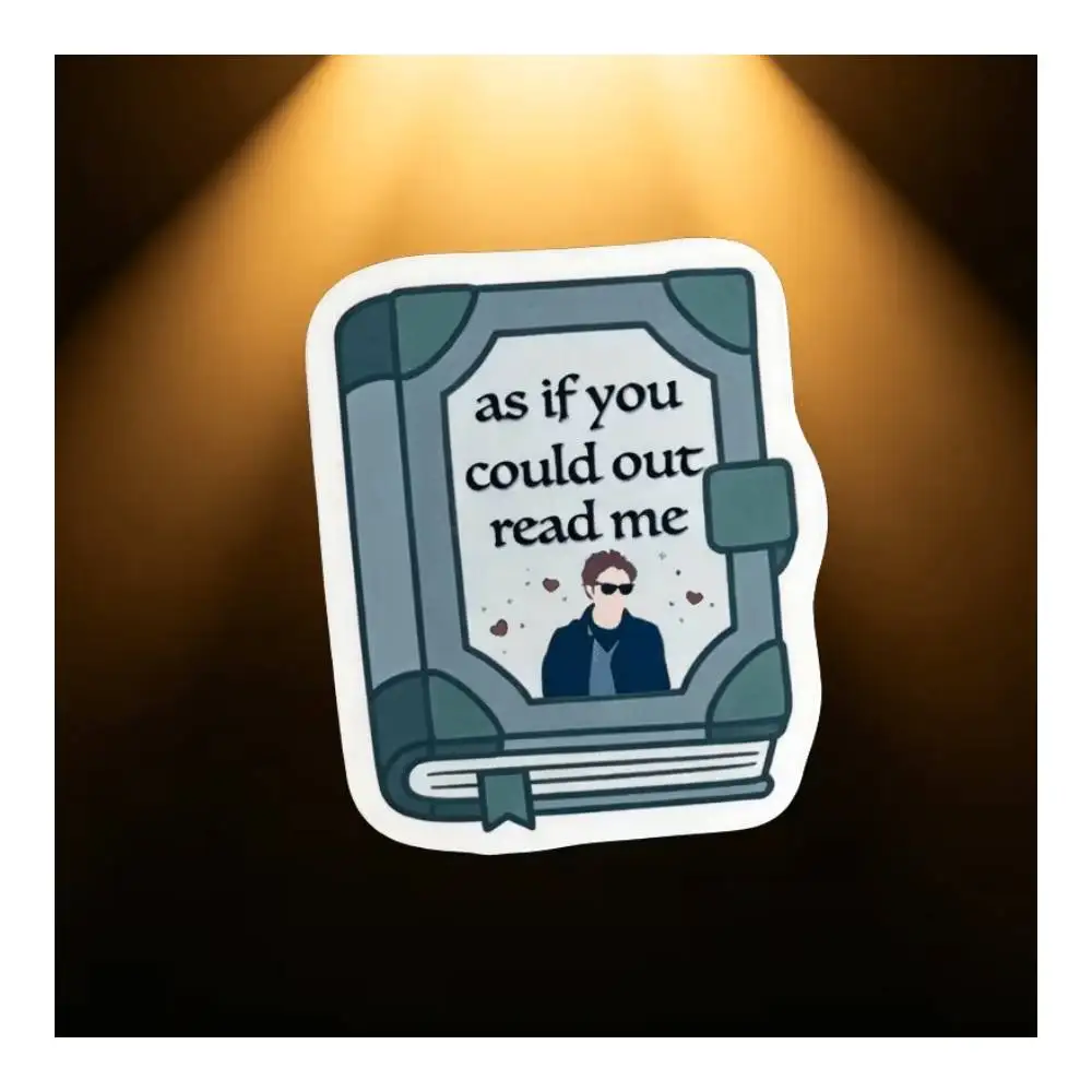 Twilight Book Quote Glossy Sticker For Kindle, Laptop, Phone, Water Bottle