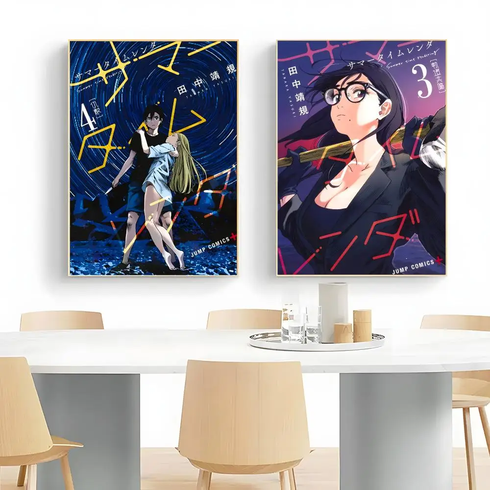 Manga Mystery Summer Time Rendering Poster Wall Art Print Decorative Mural Home Decor Gift Unframed