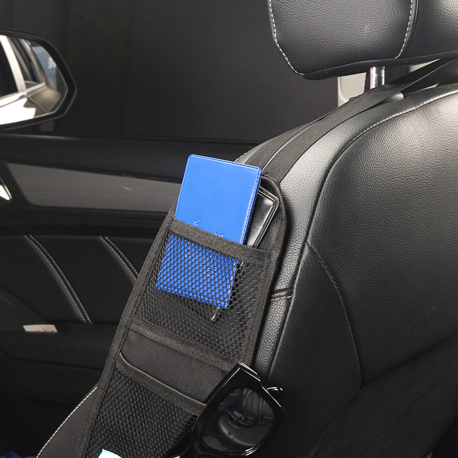 منظم جانبي لمقعد السيارة عالمي متعدد الجيوب منظم مقعد أمامي للسيارات سيارات الدفع الرباعي والشاحنات - 3