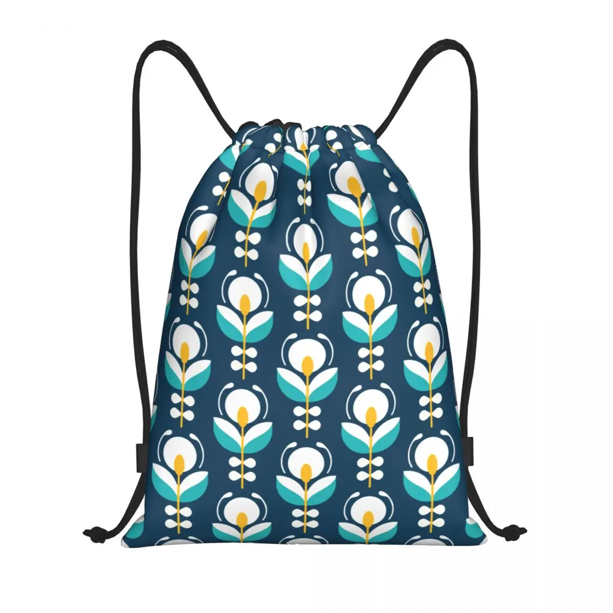 Custom Orla Kiely Drawstring Bag for Training Yoga Backpacks Men Women Scandinavian Flowers Multi Stem Sports Gym Sackpack