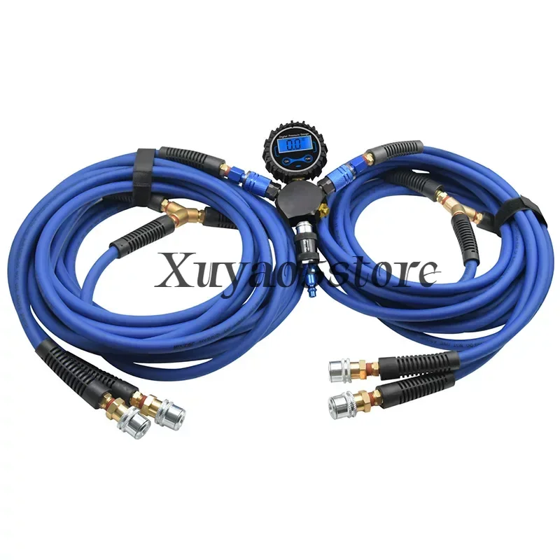 Desert outdoor 4X4 car charging off-road charging and discharging a four-body deflation meter digital display