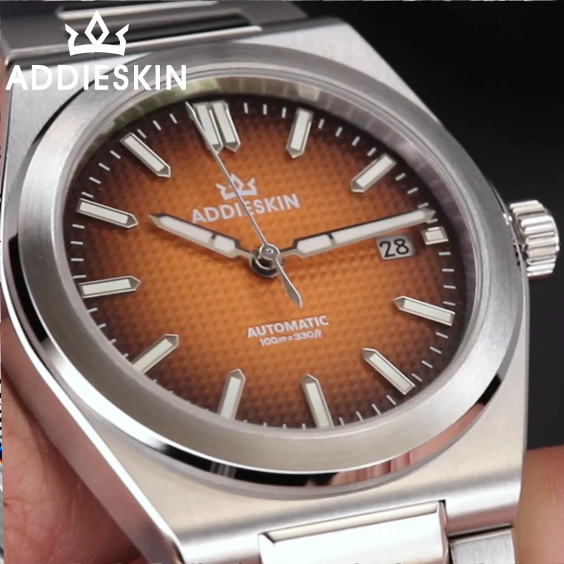 

AddiesKin 10Bar Diver Sapphire Glass Men's Watch 316L Stainless Steel BGW9 Luminous 9015 Mechanical Automatic Watch 39mm K004