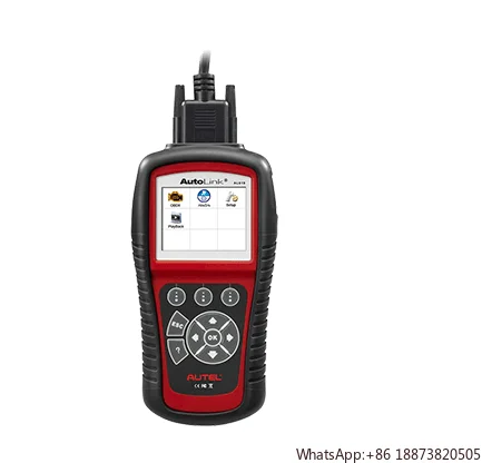 

2024 AutoLink AL619 Car handheld Diagnostic tools 12V Battery Tester Check Engine Automotive Code Reader Tool