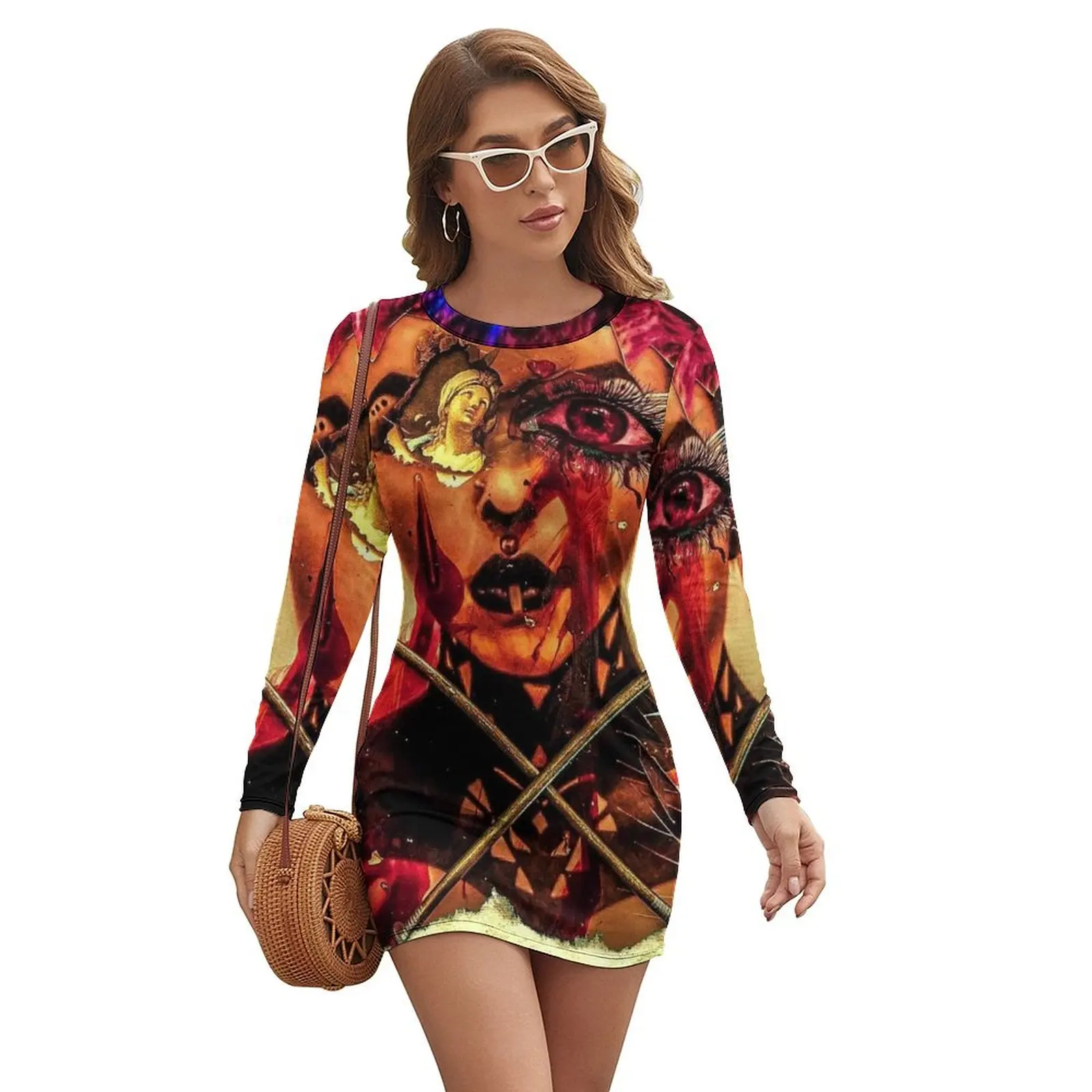 

Punk Renaissance Long-sleeved Dress summer women's dress 2024 dress party night summer womens 2024