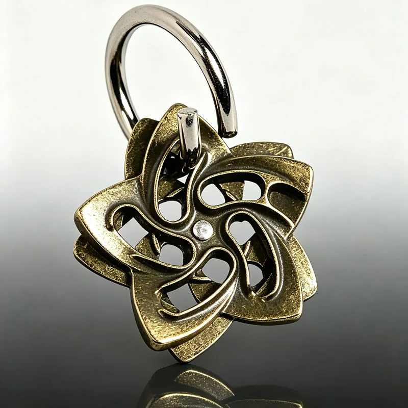 Novelty Gifts Cast Metal Brain Teaser Puzzles Disentanglement Mind Challenge IQ Logic Test Unlock Toys For KIds & Adults 