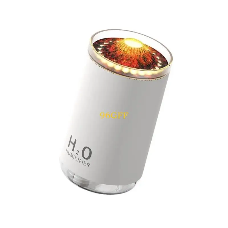 

96GF Flame Effect Humidifier With Surrounding Lighting 2 Sprinkle Approaches Quiet Action Large Sea Cistern USB Dock