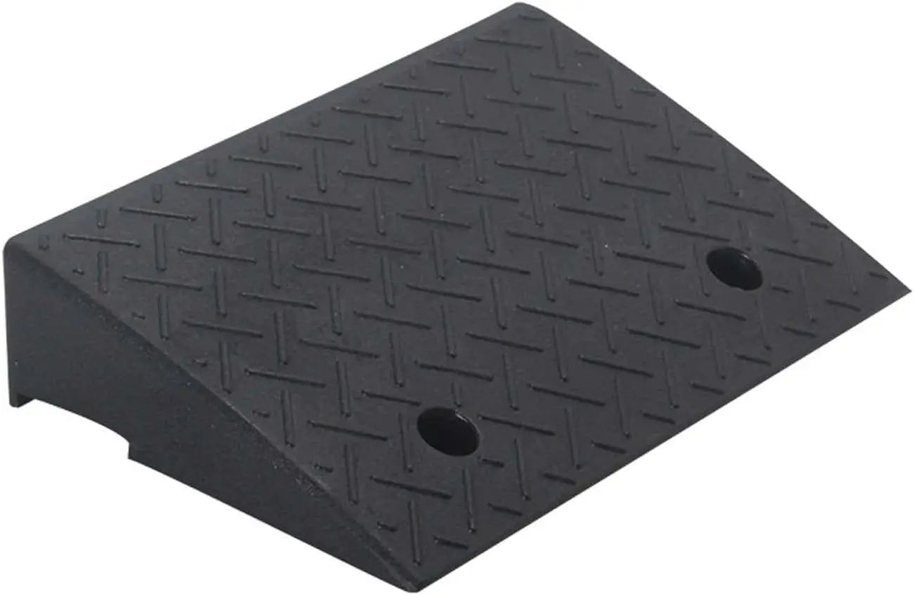 Rubber Driveway Curb Ramps, Heavy Duty Rubber Threshold Ramp, Portable Lightweight Driveway Ramp Loading Ramp, Car Vehicle Curbs