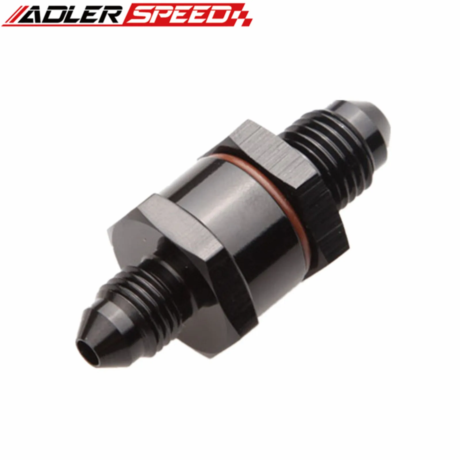 150 Micron 4AN AN-4 Male High Flow Turbo Oil Feed Line Filter Fitting Adapter