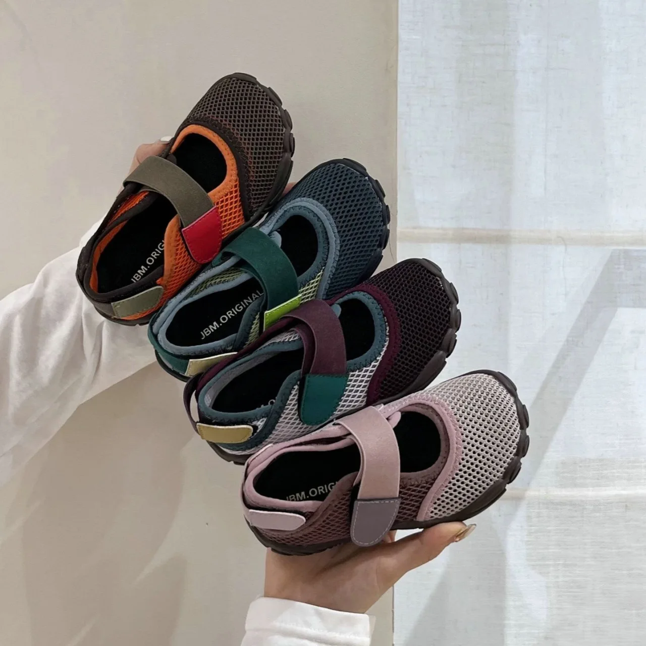 

Kids'Casual Shoes PU Leather Mesh Spring Solid Color Fashion Outdoor Shoes For Breathable Anti-slip Designer White Size 23-36