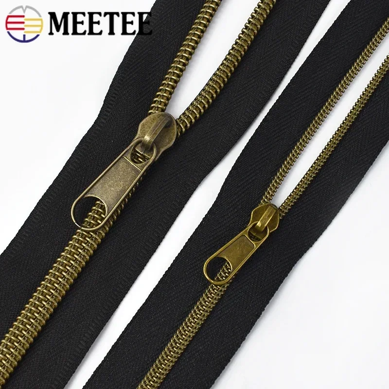 10/30/50Pcs 3# 5# Zipper Slider for Nylon Zips Bag Replacement Zip Puller Cursors Repair Zippers Head Clothes Sewing Accessories