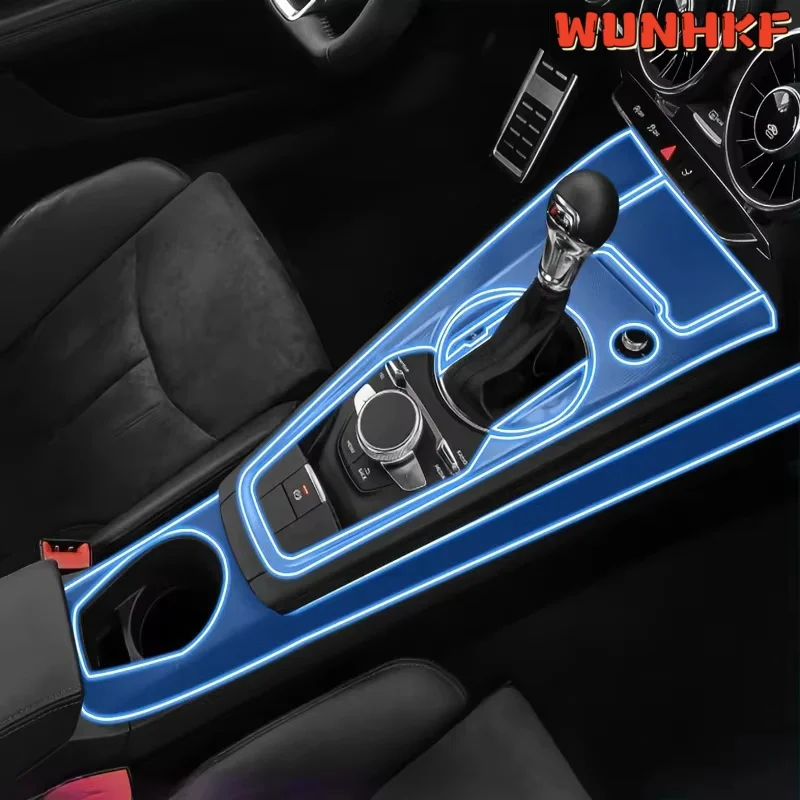 Auto Interior Accessories Dashboard Multimedia Navigation Transparent Anti-Scratch TPU Protection Film For Audi TT 2024
