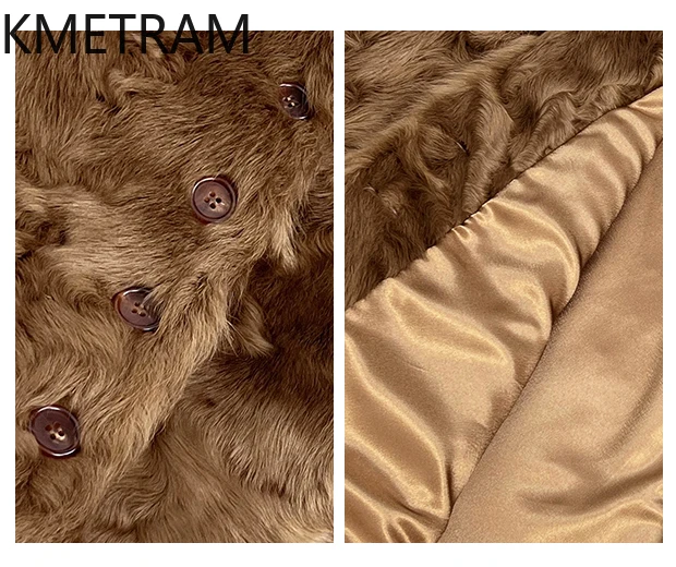 Natural Xiaohu Wool Sheepskin Double Faced Fur Jacket Women Luxury Short Real Fur Coat Winter Woman Clothing 2025 шуба женская