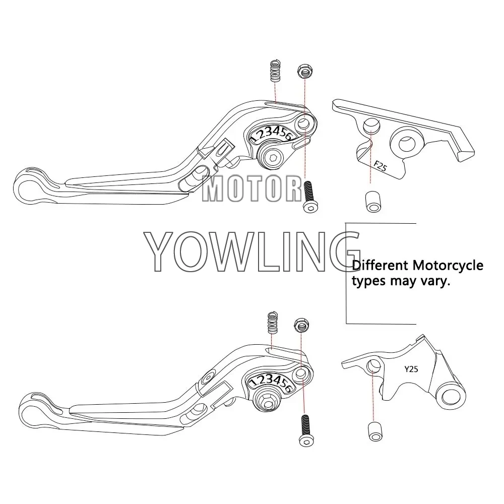Clutch Lever Brake Lever For Yamaha XSR700/XTribute/XSR 700 2016~2021 2022 2023 2024 2025 Adjustable Folding Accessories Levers