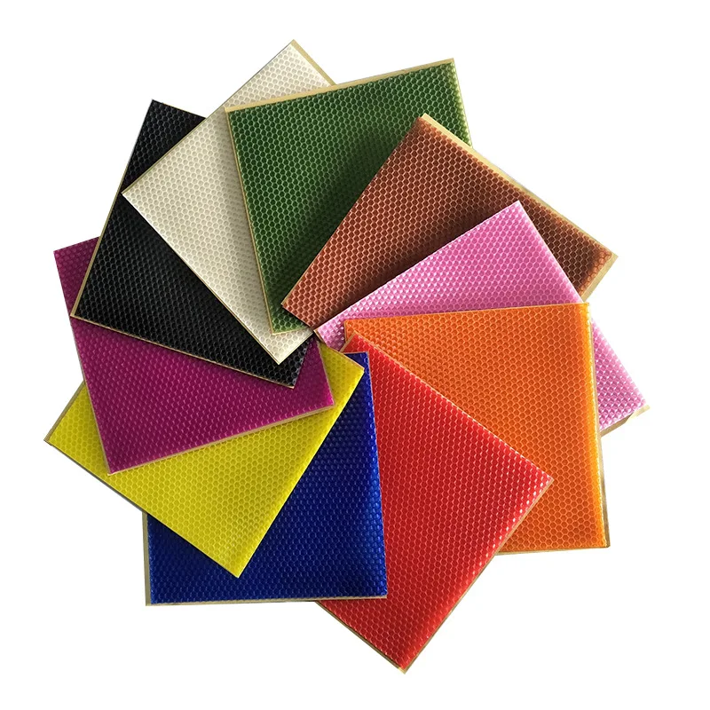 20*20cm 10 pezzi di cera d\'api colorata fai da te materiali per la produzione di candele