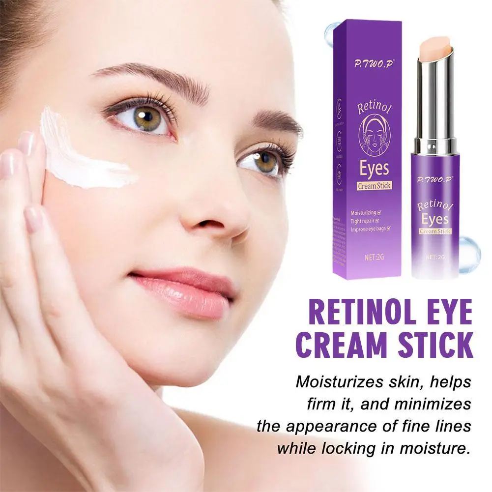 

Retinol Eye Cream Stick Moisturizing Fade Fine Line Repair Fade Fine Eye Line Anti-wrinkle Anti Puffiness Brightening Eye Care