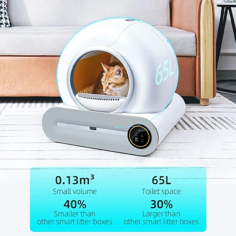 Hot Sale Automatic Self Cleaning Cat Toilet Smart Cat . Box For Cats areneros para gatos