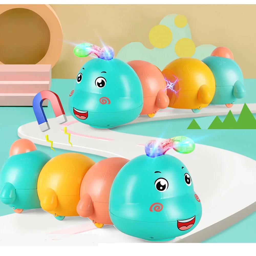 

Caterpillar Crawling Caterpillar Toy with Music Musical Toy Intelligent Caterpillar Toy Interactive Electric