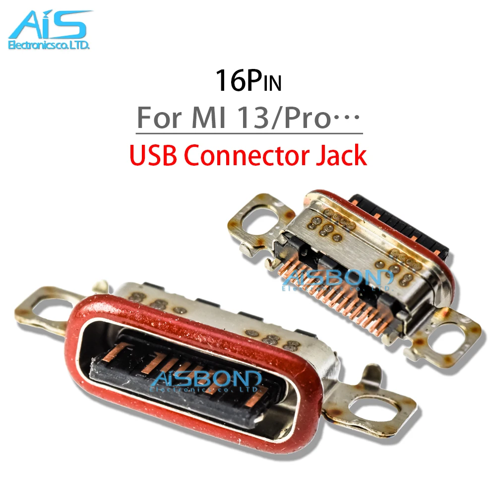 10Pcs/Lot Type-C USB Mobile Charger Connector Jack Charging port dock For Xiaomi 13 14 Pro Ultra 13Pro 14Pro 13Ultra 14Ultra