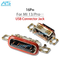 10Pcs/Lot Type-C USB Mobile Charger Connector Jack Charging port dock For Xiaomi 13 14 Pro Ultra 13Pro 14Pro 13Ultra 14Ultra