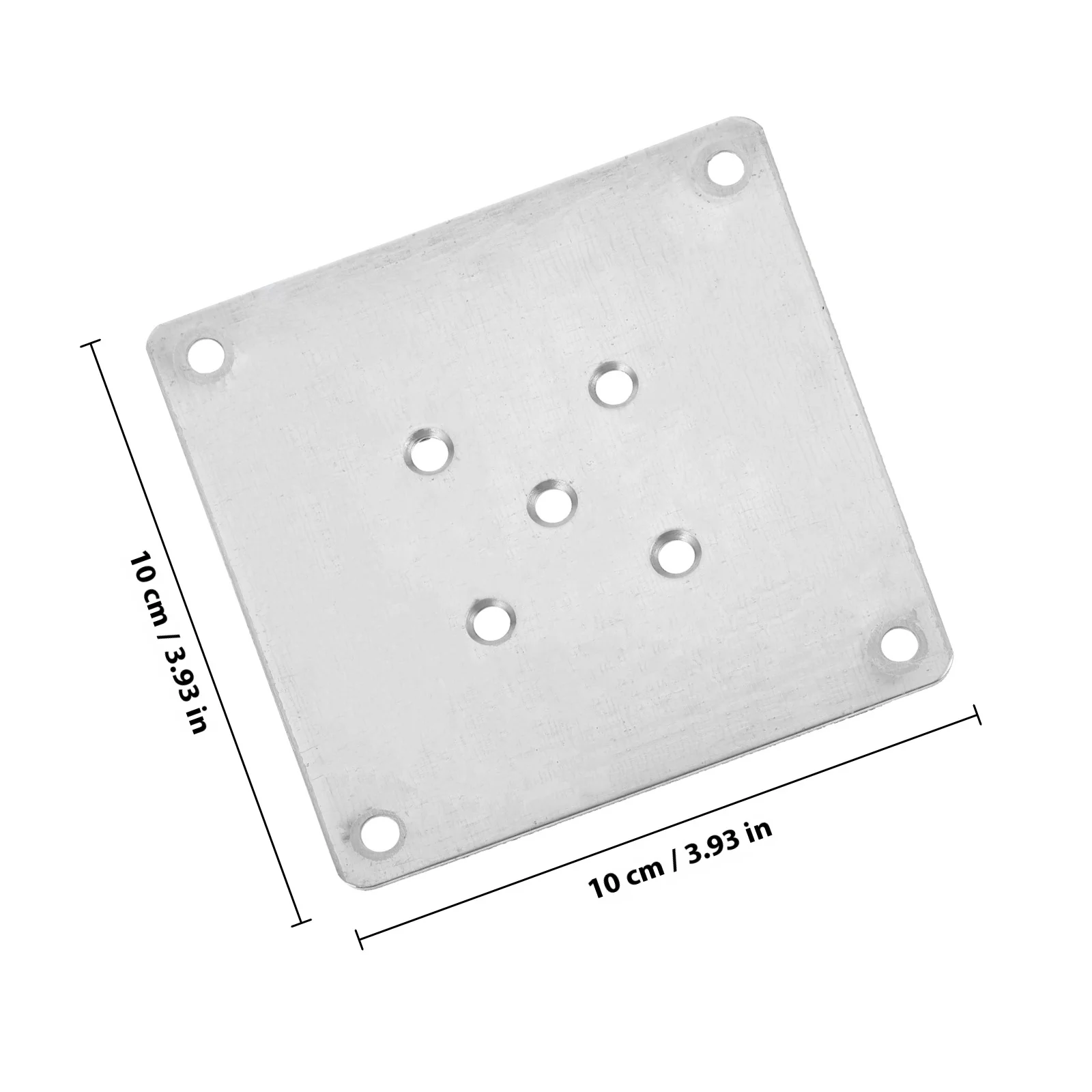 ขายึดขาโต๊ะ 8 ชิ้น ชุบสังกะสี แผ่นยึดขาเฟอร์นิเจอร์ 5 รู ทนทาน แข็งแรง แผ่นยึดซ่อมเฟอร์นิเจอร์