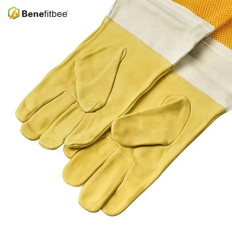 for Beekeeping Gloves High Quality Protective Gear for Bee Keepers Apiary Supplies Honey Harvesting Tools Long Sleeve Safety