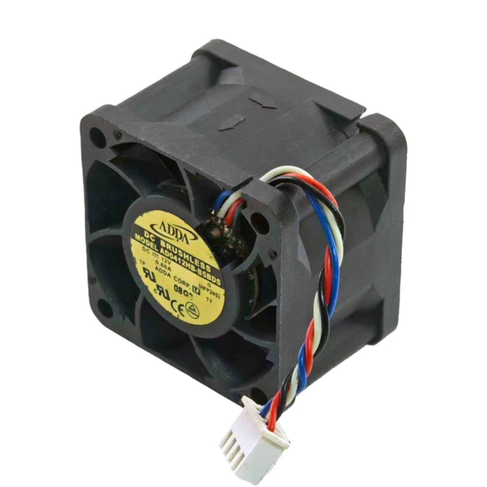 

for ADDA AD0412HB-B5BDS DC 12V 0.60A 40x40x28mm Dual Ball Bearing Cooling Fan 11000RPM 18.1CFM High Speed 4028 Industrial Fan