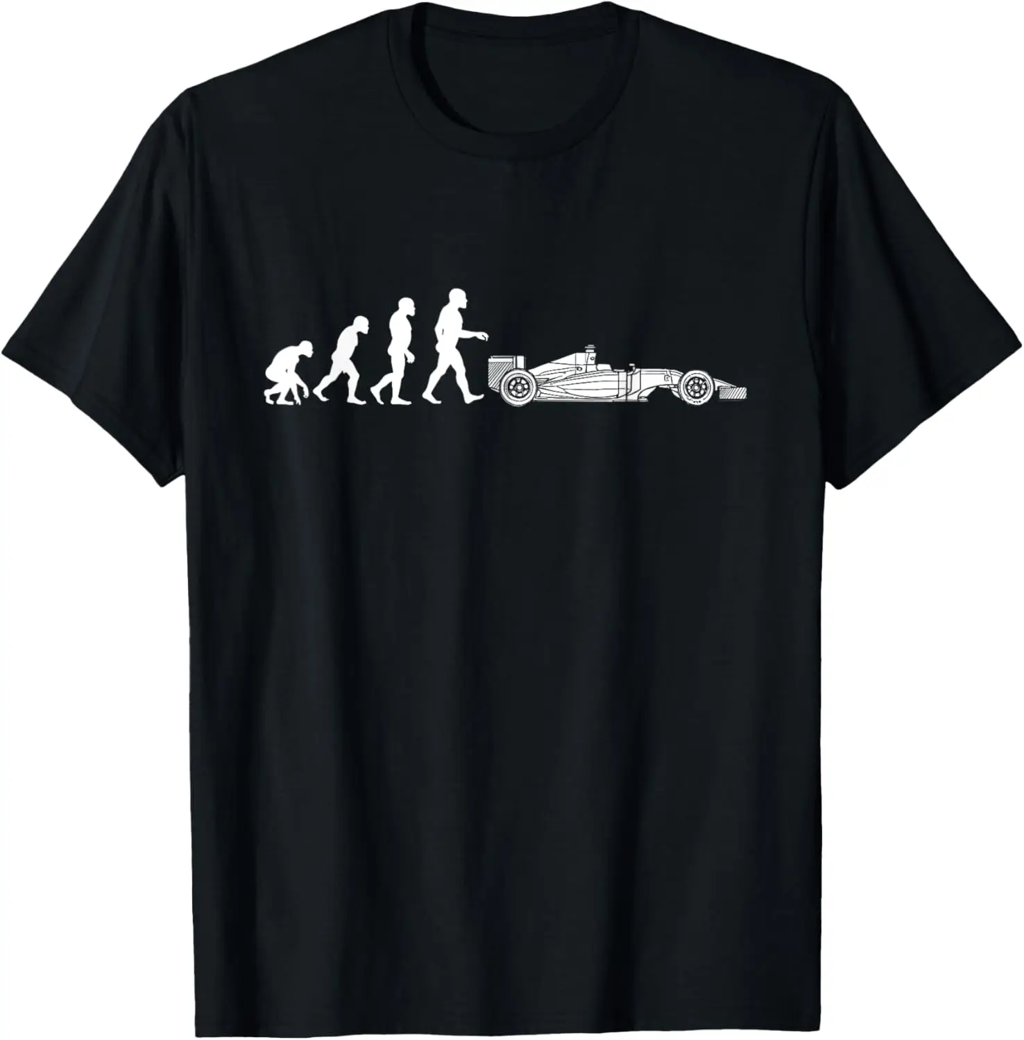 Funny Formula Racing Car Evolution Race Fan Lovers T-Shirt