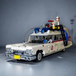 2352PCS Assembling MOC ECTO-1 Creative Vehicle Building Blocks Model Compatible 10274 Kids Adults Toys Halloween Christmas Gifts