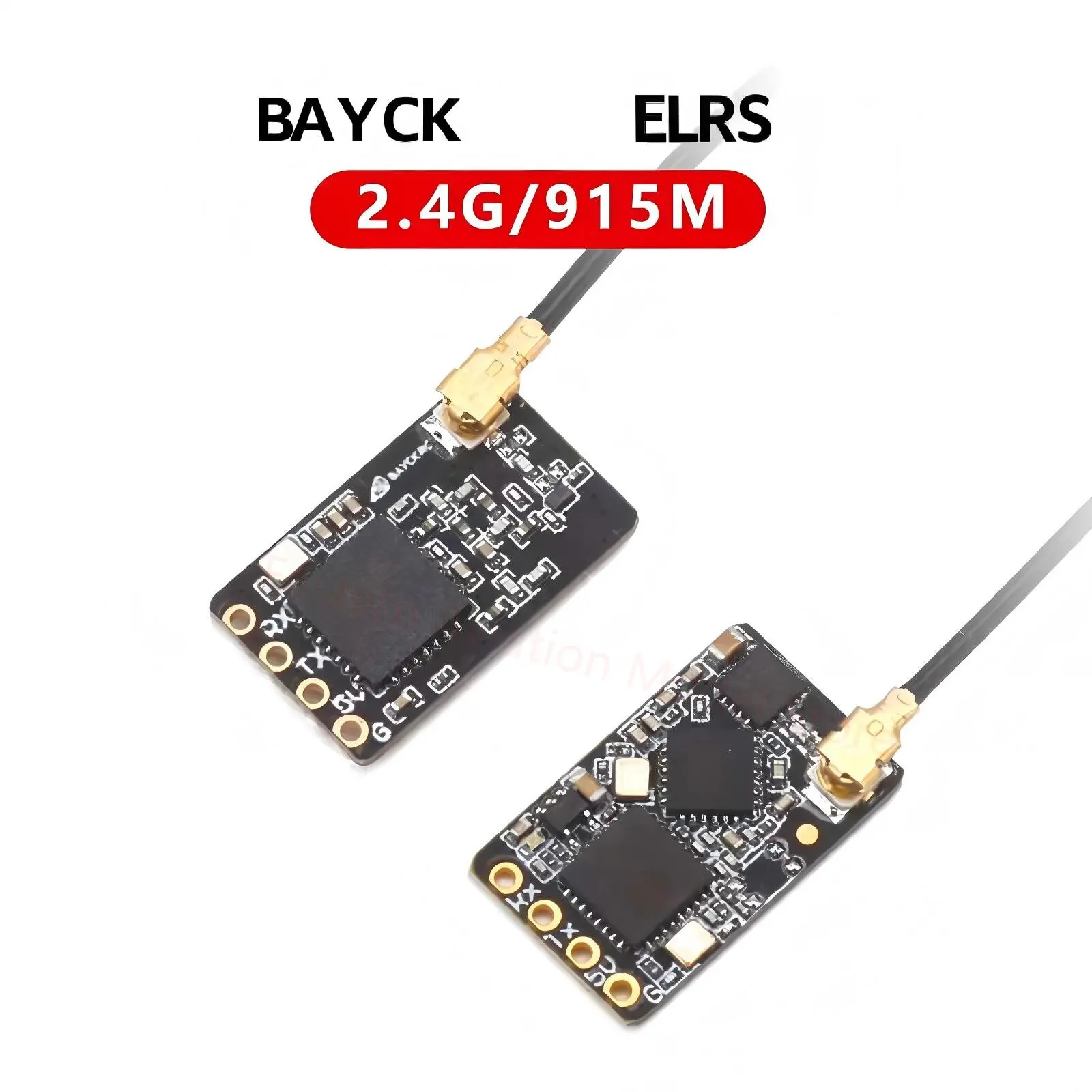 

5/10 шт. BAYCK ELRS 915 МГц/2,4 ГГц NANO ExpressLRS приемник с антенной типа T, поддержка Wi-Fi, обновление для RC FPV, запчасти для дронов