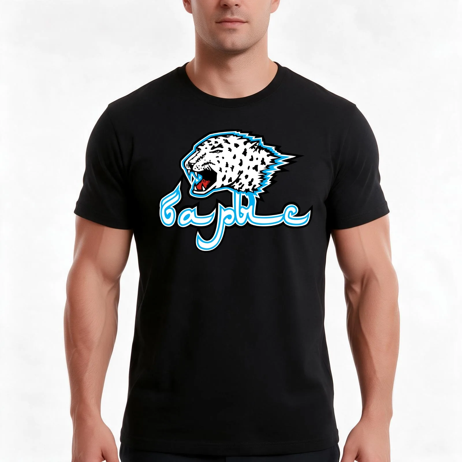 Barys Nur Sultan Hockey T-Shirt Summer Casual Cotton Tee Oversized Streetwear Tops Vintage Graphic Print Unisex Men Women
