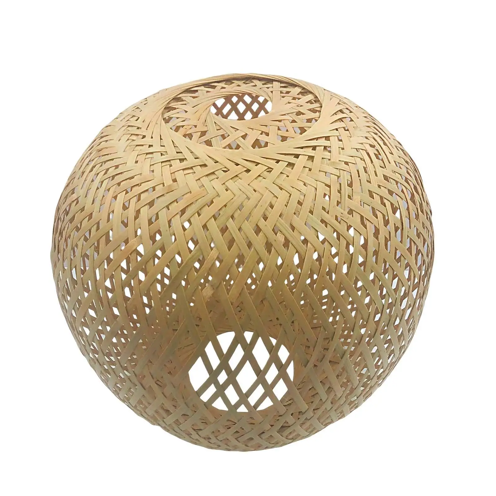 

Pendant Light Cover Ceiling Light Fixture Woven Bamboo Lamp Shade for Kitchen Island