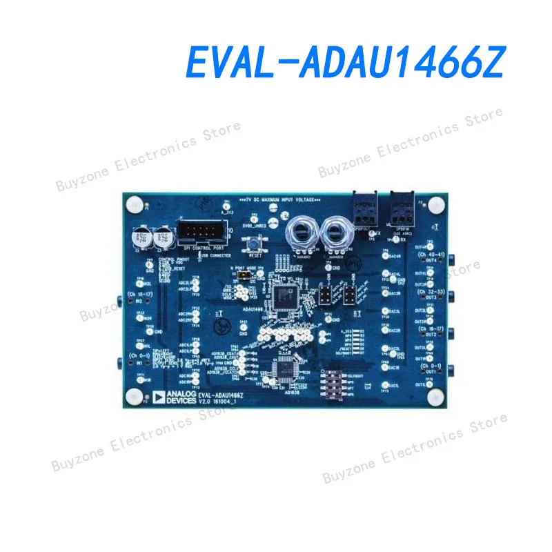 EVAL-ADAU1466Z Evaluation kit, ADAU1466WBCPZ, digital audio processor, SigmaDSP, ADAU1462.