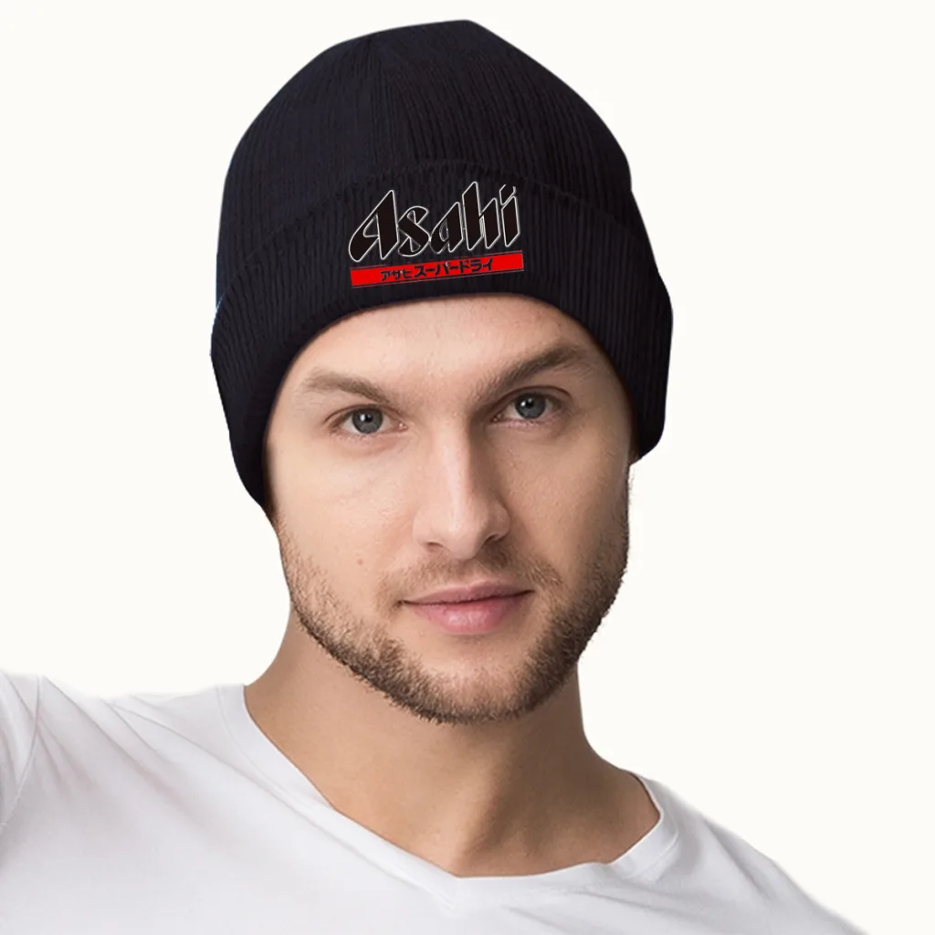 Top Asahi Jirayareta Knitted Caps Women's Men's Beanies Autumn Winter Hats  Crochet Cap