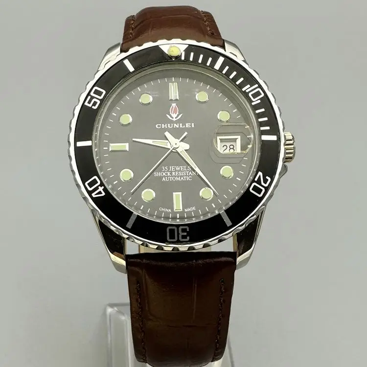 

Брендовые часы Shanghai Chunlei, новый инвентарь, полностью автоматические механические часы, ретро ностальгические светящиеся часы с одним календарем