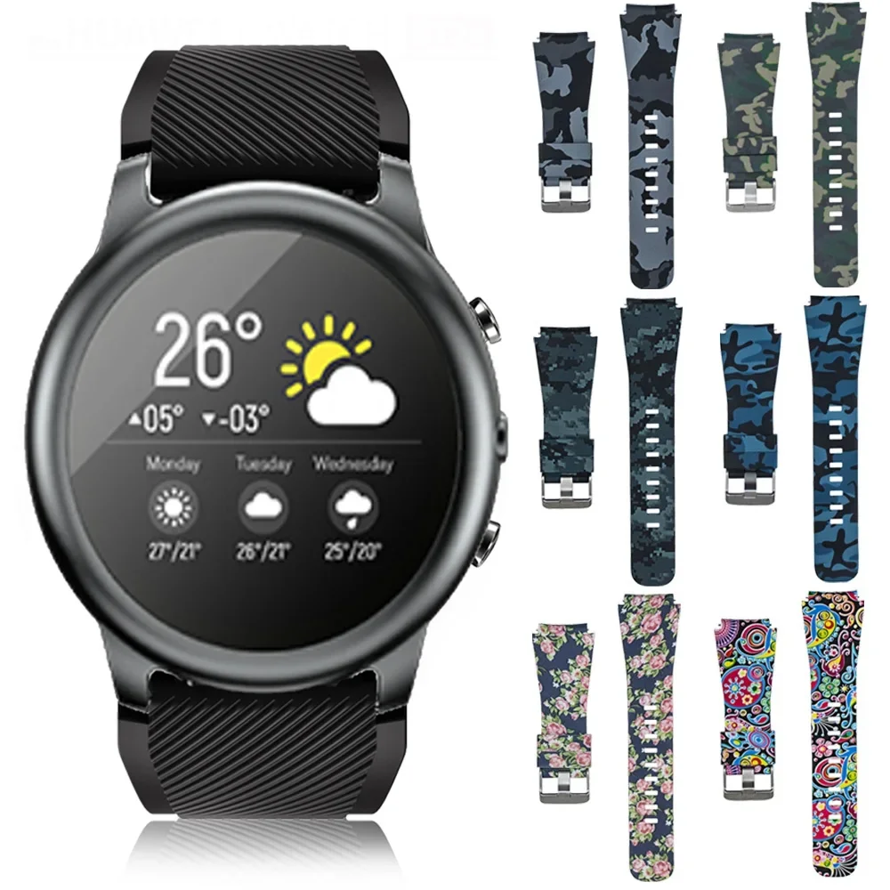 

Для Haylou Solar LS05 ремешок с узором силиконовый ремешок для часов спортивный сменный браслет на запястье 22 мм ремешок для часов для XiaoMi Haylou Solar