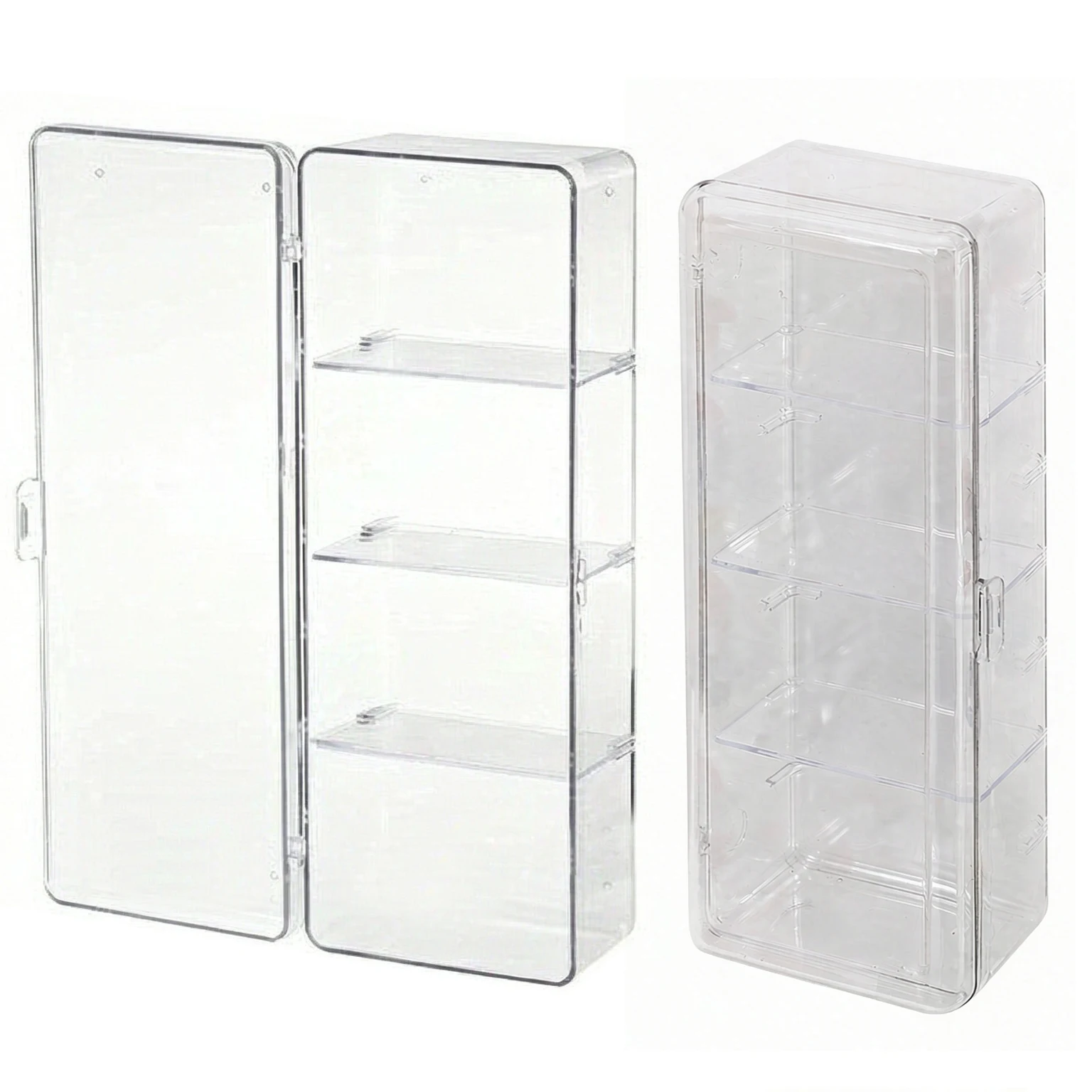 Acrylic Mini Display Cabinet – Dust-Resistant Storage Box for Ornaments for Desktop Organization and Collection Protection TMZ