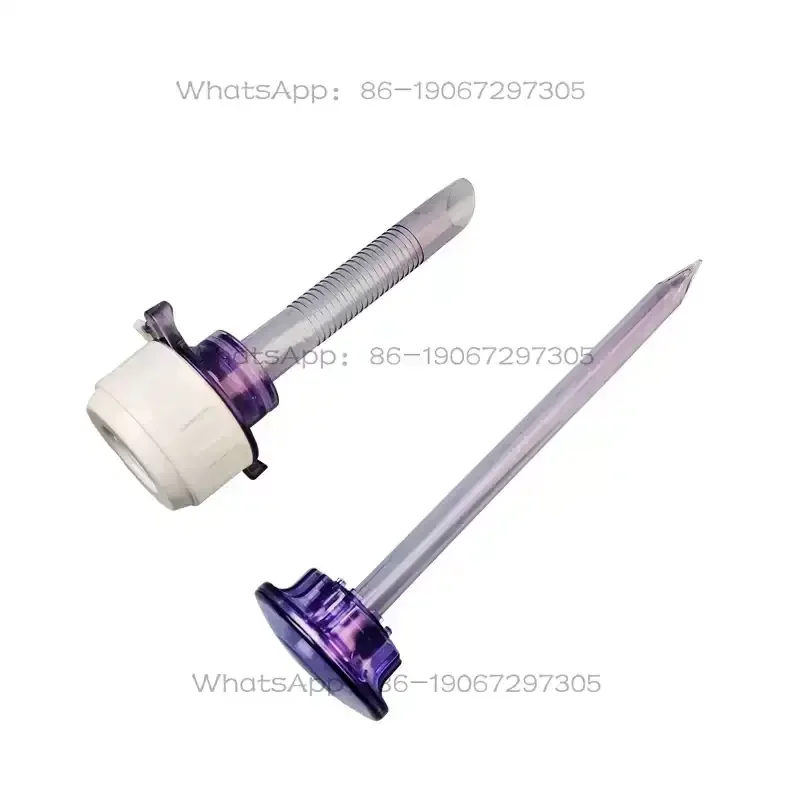 Disposable Casing, Purple and White Color Scheme Integrated Puncture Casing Assembly