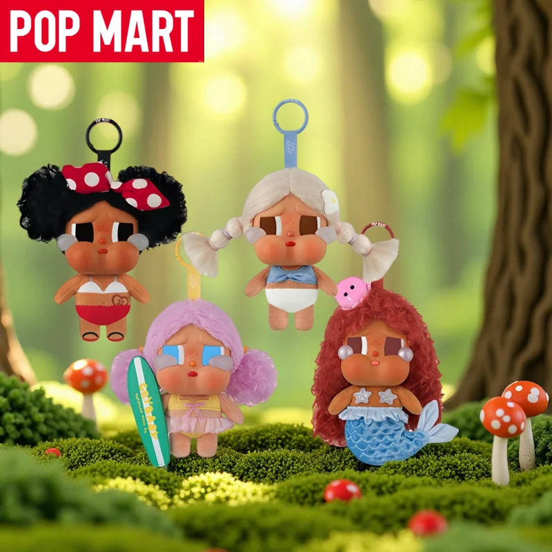 حقيقي البوب مارت كريبي وضع العطلة على سلسلة صندوق أعمى ألعاب من نسيج مخملي العصرية محشوة الحيوان المفاتيح تحصيل لعب للبالغين #1