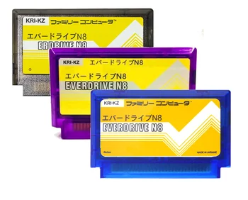 EVERDRIVE N8 FAMI Retro FC Game Card 60PIN Cartidge Multi Games Cartridge Kopie Super N8