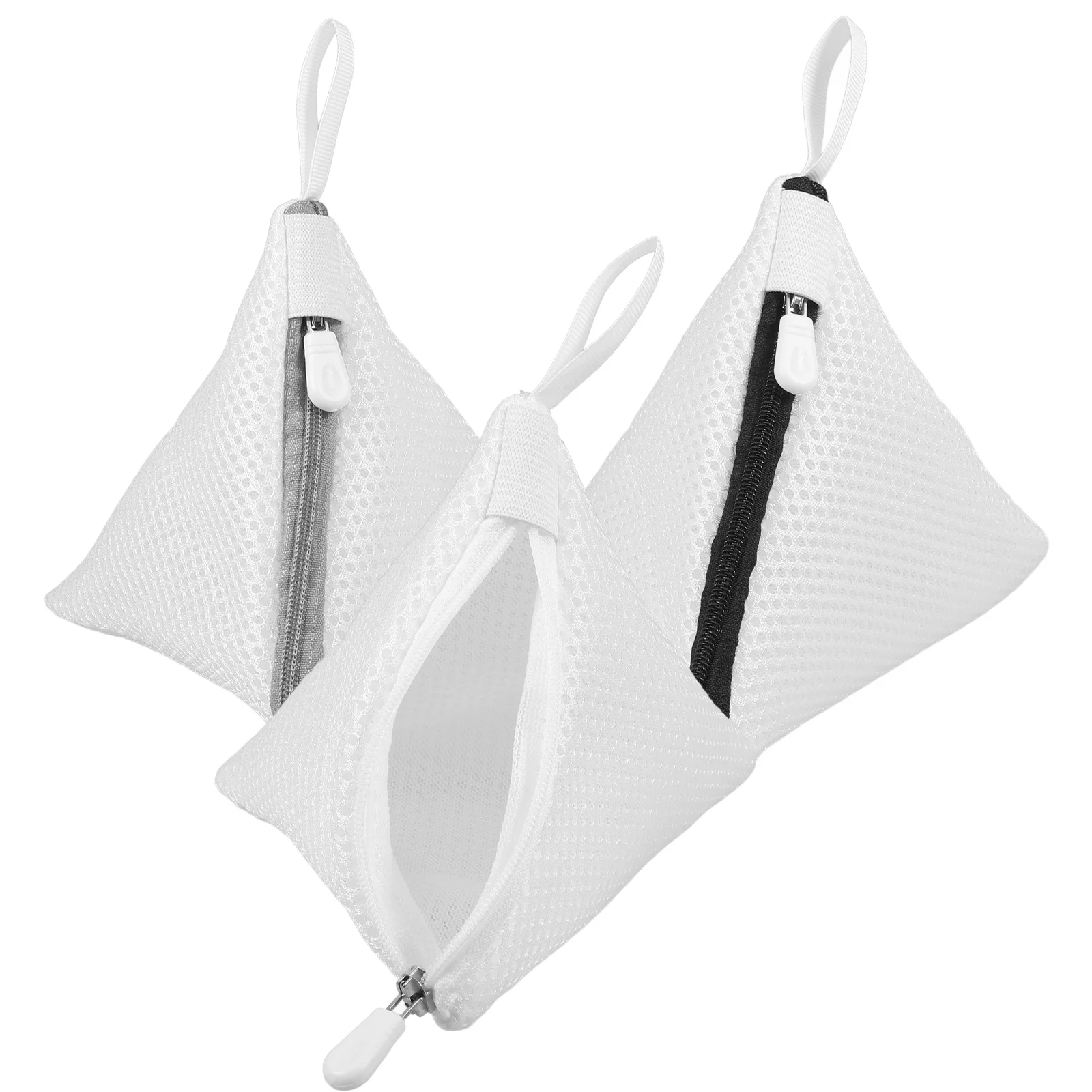 

3Pcs Mini Laundry Mesh Bags Polyester Fabric Zipper Laundry Organizer Small Washing Machine Bags for Delicate Clothes